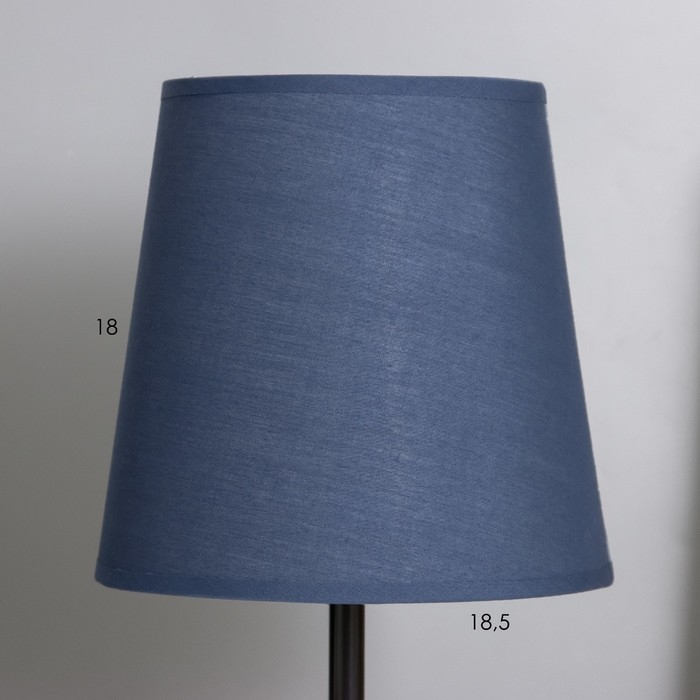 Лампа настольная "Айше" 1х40Вт Е14 белый/фиолетовый 18х18х32см