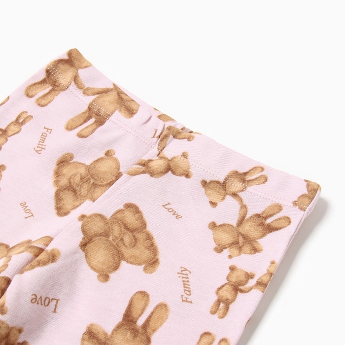 Пижама для девочки, цвет розовый, рост 98-104 см