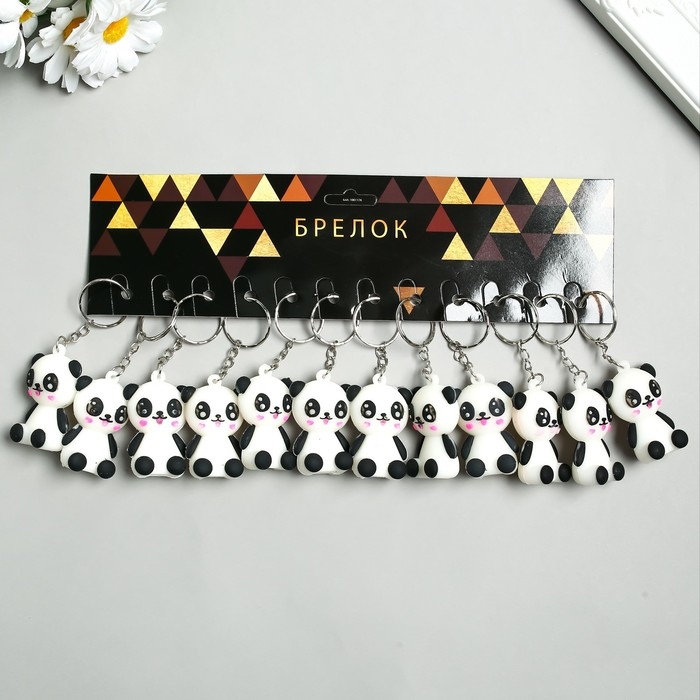 Брелок резина Брелок резина "Панда" 4,7х3,5х2,5 см