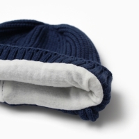 Шапка Крошка Я, р. 46-48см, 1-3 года, синий