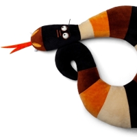 Мягкая игрушка-подушка "Змея Фрида", цвет бежевый, 40 см ЗФШ/40/беж Мягкая игрушка-подушка "Змея Фрида", цвет бежевый, 40 см ЗФШ/40/беж