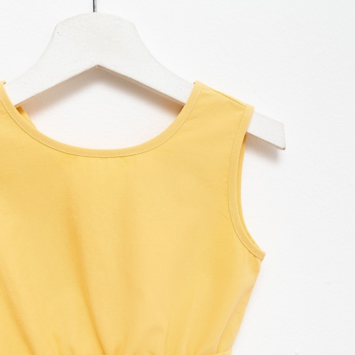 Комплект для девочки (майка и шорты) KAFTAN, р.38 (146-152), желтый