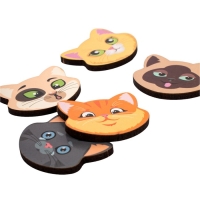 Игра настольная мемо «Коты» Far far land wood (24 фишки в коробке) Игра настольная мемо «Коты» Far far land wood (24 фишки в коробке)