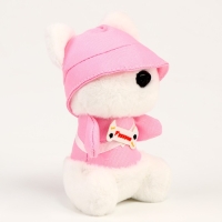 Мягкая игрушка &laquo;Собака&raquo;, в панамке, 13 см, цвет МИКС