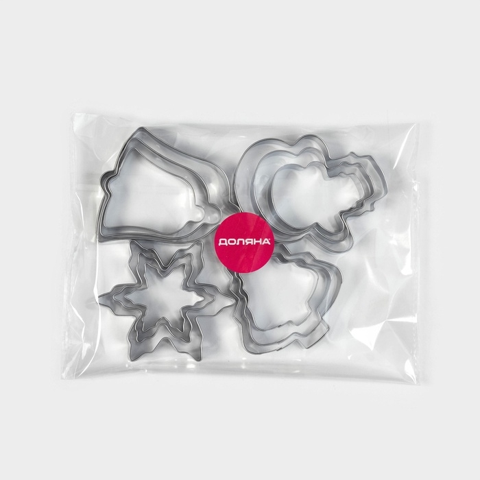 Набор форм для вырезания печенья Доляна &laquo;Рождество&raquo;, 12 шт