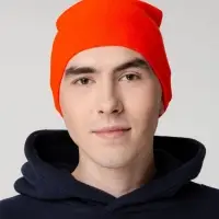 Шапка Hey, красно-оранжевая (кармин)