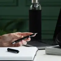 Роллер Scribo со стилусом, матовый серый Роллер Scribo со стилусом, матовый серый