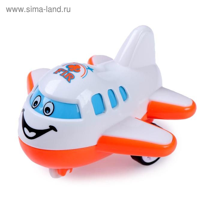 Самолет инерционный &laquo;Лайнер с глазками&raquo;, МИКС