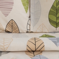 Постельное бельё "Этель" 1.5 сп Foliage 143*215 см, 150*214 см, 70*70 см -2 шт, бязь Постельное бельё "Этель" 1.5 сп Foliage 143*215 см, 150*214 см, 70*70 см -2 шт, бязь