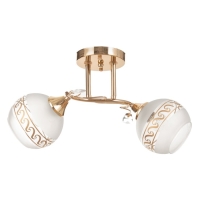 Люстра потолочная Мэй 2хE27 40Вт Золото Люстра потолочная Мэй 2хE27 40Вт Золото