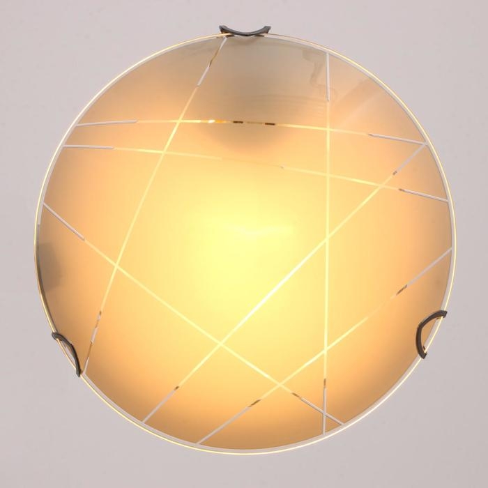 Светильник Светильник "Контур" моллир., 1х60Вт Е27, хром, d=25 см, h=4,5 см