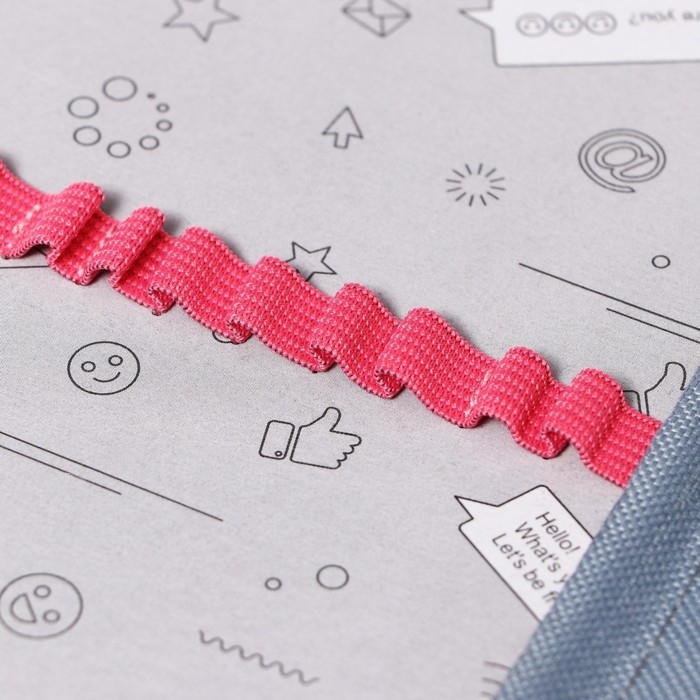 Пенал 3 секции, вкладка внутри, 140 х 210 х 40 мм, тканевый, Calligrata TOP Block Пенал 3 секции, вкладка внутри, 140 х 210 х 40 мм, тканевый, Calligrata TOP Block "Фламинго"