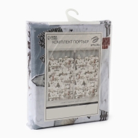 Комплект штор "Этель" Winter countryside 145*260 см-2 шт, 100% п/э, 140 г/м2