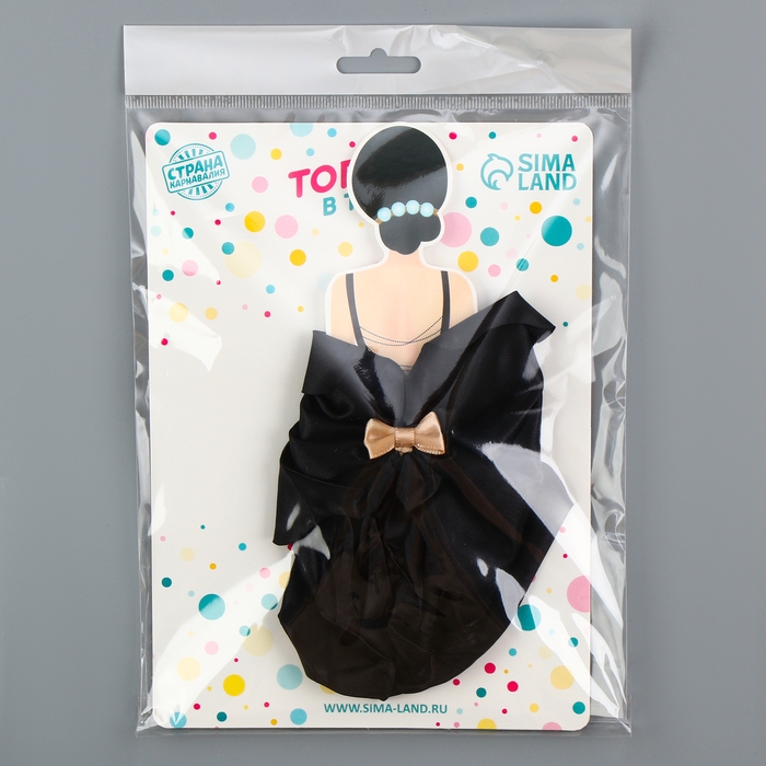 Топпер &laquo;Красотка в чёрном&raquo;