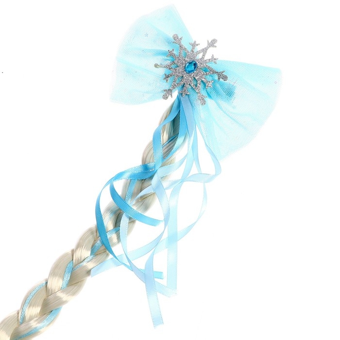 Коса на зажиме &laquo;Снежная принцесса&raquo;, 50 см