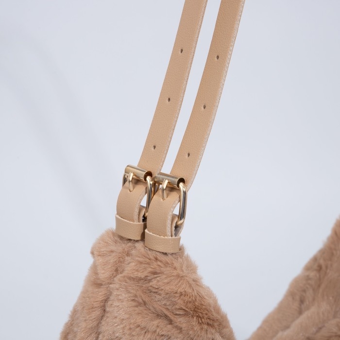 Сумка-мешок на молнии, цвет коричневый Сумка-мешок на молнии, цвет коричневый