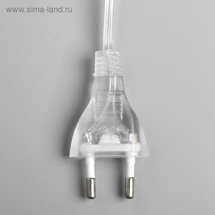 Светодиодная фигура &laquo;Снежинка&raquo; 30 см, пластик, 220 В, свечение тёплое белое