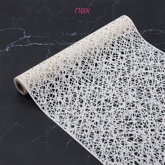 Дорожка сервировочная на стол Доляна &laquo;Паутинка&raquo;, 150&times;33 см, белая