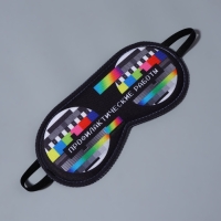 Маска для сна &laquo;No signal&raquo;, 19 &times; 8,5 см, резинка одинарная, рисунок МИКС