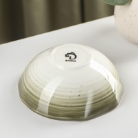 Салатник фарфоровый Доляна &laquo;Млечный путь&raquo;, 400 мл, d=13,5 см, цвет серый