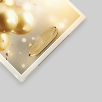 Пакет подарочный ламинированный "Поздравляю",13 х 23 х 7 см Пакет подарочный ламинированный "Поздравляю",13 х 23 х 7 см