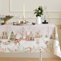 Скатерть Этель &laquo;Звери в городе&raquo;, 110х149 см, 100% хл, саржа 190 г/м2