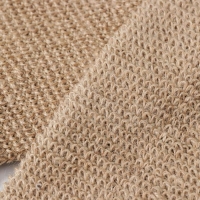 Мочалка-лента для тела массажная Доляна, 53&times;10 см, конопля, бежевая