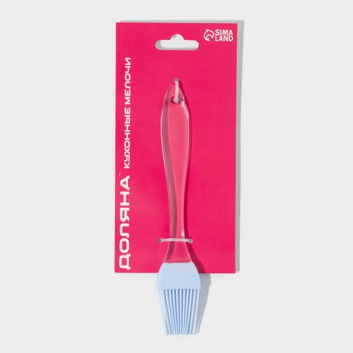 Кисть Доляна &laquo;Лёд&raquo;, силикон, 17 см, цвет МИКС