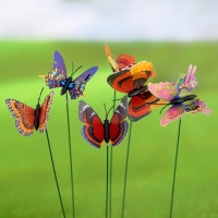 Штекер "Бабочка Дельфиус" 25см, набор 15шт, МИКС Штекер "Бабочка Дельфиус" 25см, набор 15шт, МИКС