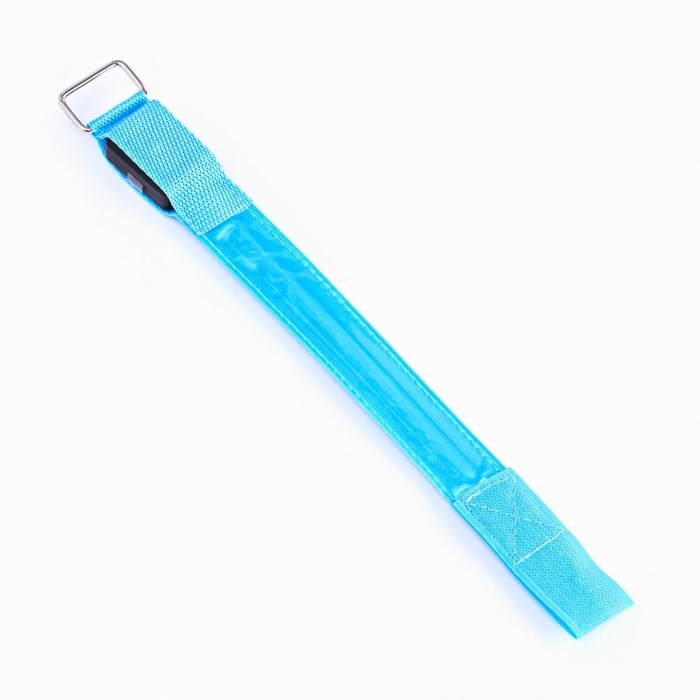 Фонарь для бега, d=33 см, 3 режима, 2хCR2016, до 80 ч работы