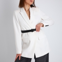 Ремень женский, ширина 3 см, пряжка металл, цвет чёрный Ремень женский, ширина 3 см, пряжка металл, цвет чёрный