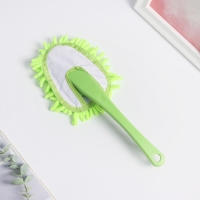 Щётка для уборки Доляна, насадка из микрофибры, 32&times;14 см, букли, цвет МИКС