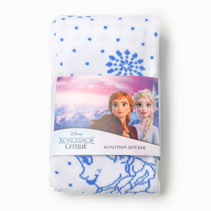 Колготки детские &laquo;Эльза и Анна&raquo; Холодное сердце, Дисней, рост 116-122 см