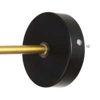 Бра "Кристер" Е27 40Вт черный 13х18х43 см Бра "Кристер" Е27 40Вт черный 13х18х43 см