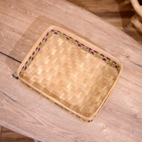 Корзинка плетёная, из бамбука 30х23х8 см