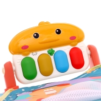 Набор 2 в 1 качель и коврик &laquo;Утёнок&raquo;, световые, звуковые эффекты, цвет розовый