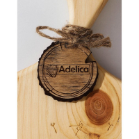 Доска разделочная авторская Adelica &laquo;Не вещи&raquo;, 36&times;18&times;2,5 см, цельный массив кедра, цвет молочный