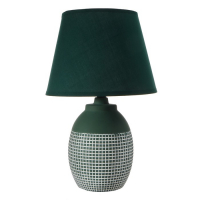 Настольная лампа 16772/1GN E14 40Вт зеленый 13,5х13,5х39 см RISALUX