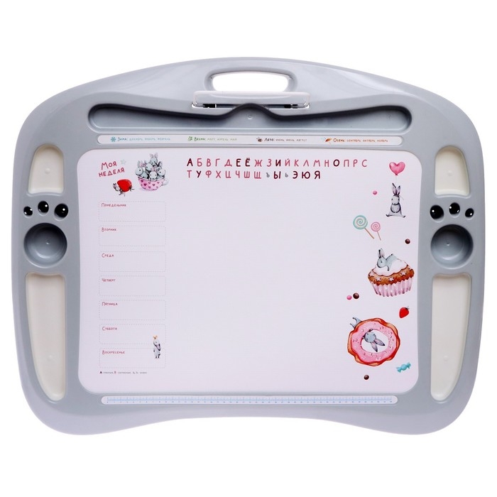 Комплект детской мебели &laquo;Растущий&raquo;, с зайчиками