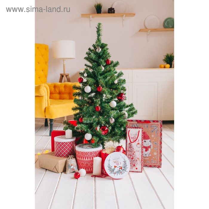 Набор подарочных коробок 5 в 1 &laquo;Скандинавские узоры&raquo;, 13 х 14‒19.5 х 22 см, Новый год