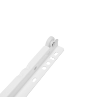 Роликовые направляющие ТУНДРА, L=300 мм, толщина 0,8 мм, белые, 2 шт. Роликовые направляющие ТУНДРА, L=300 мм, толщина 0,8 мм, белые, 2 шт.