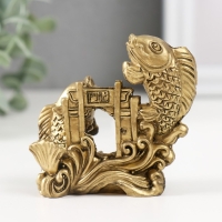 Нэцкэ бронзовый "Карпы" 8 см Нэцкэ бронзовый "Карпы" 8 см