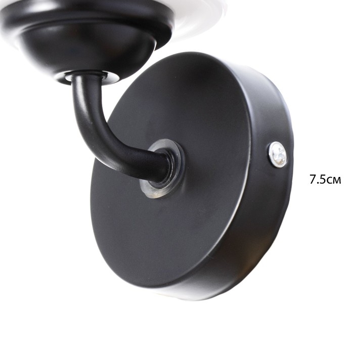 Бра "Сакура" Е27 40Вт черный 8х19 см