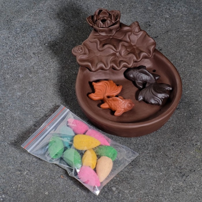 Подставка для благовоний Подставка для благовоний "Рыбки" 13х5х11см