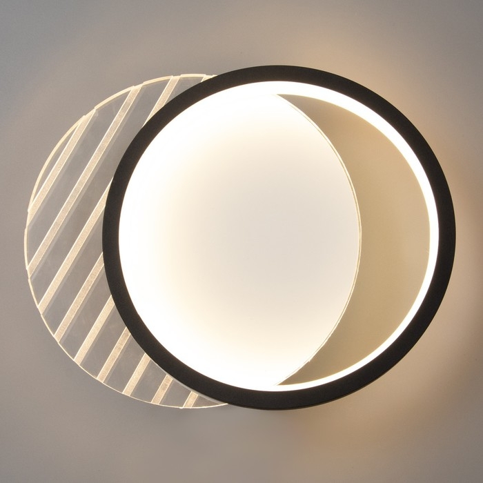 Бра Бра "Двойной круг" LED 18Вт 3000/4000К белый 19х23х5 см