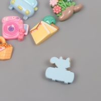 Декор для творчества пластик "Путешествие" ассорти набор 6 шт 2,1х2,5х1 см Декор для творчества пластик "Путешествие" ассорти набор 6 шт 2,1х2,5х1 см