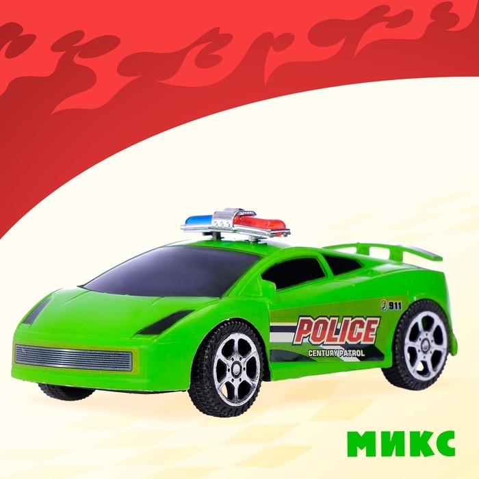 Машина инерционная &laquo;Дорожный патруль&raquo;, МИКС