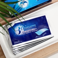 Отбеливающие полоски для зубов 3D, 14 саше, 7 пар Отбеливающие полоски для зубов 3D, 14 саше, 7 пар