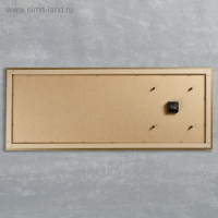 Часы-картина настенные, серия: Кухня, "Медовая фантазия", 35 х 100 см