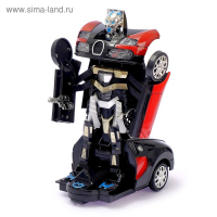 Робот радиоуправляемый &laquo;Гонщик&raquo;, трансформируется, световые и звуковые эффекты, цвета МИКС